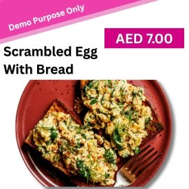 Scrambled Egg with Bread